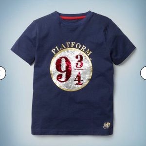 NWT mini boden HP 9¾ Sequin T-Shirt